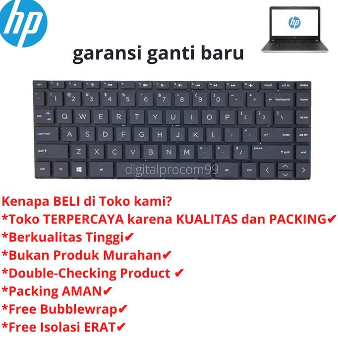 Keyboard Hp Model 14-Bs0Xx - New Product Hits