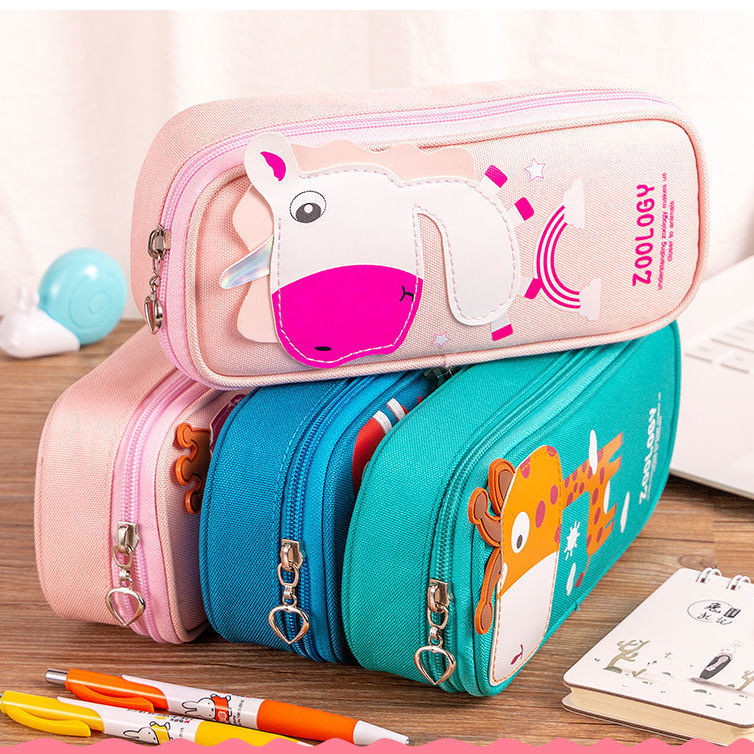 

Tas Pena Kanvas Siswa Sekolah Dasar Kotak Pensil Multifungsi