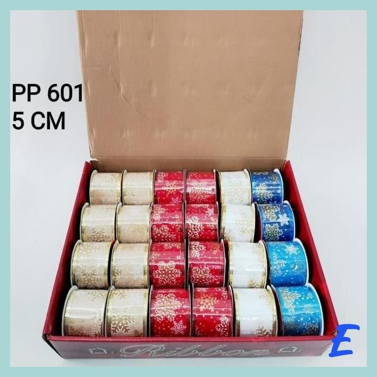 

| MIS | PITA NATAL GLITER 3M DEKOR HAMPERS PITA KADO ORNAMEN POHON NATAL MURAH