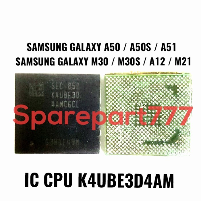 Ori New - IC CPU K4UBE3D4AM Samsung Galaxy A50 A50S A51 M30 M30S A12 M