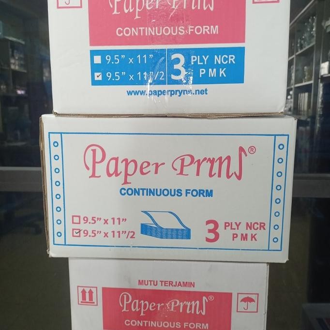 

TERLARIS - CONTINUOS FORM PAPERPRYNS 3PLY NCR BAGI 2