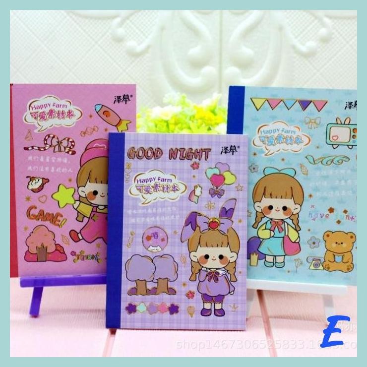 

| MIS | BUKU STIKER 12 LEMBAR CUTTING STICKER KOREA MURAH GROSIR KADO ANAK