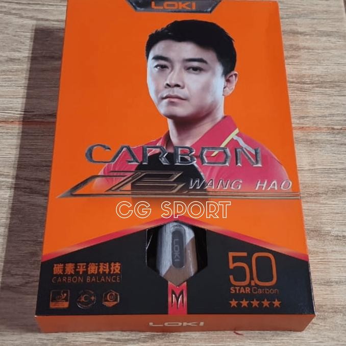 Bat Pingpong Loki 5 Star Carbon Tube Tech Original