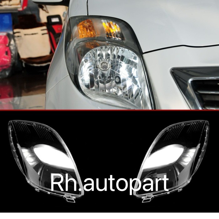 Mika Head Lamp/ Cover Lampu Depan Toyota Yaris 2006-2008