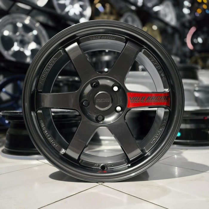 velg mobil TE37 RING 17 velg racing r17 Innova Venturer Zenix Reborn b