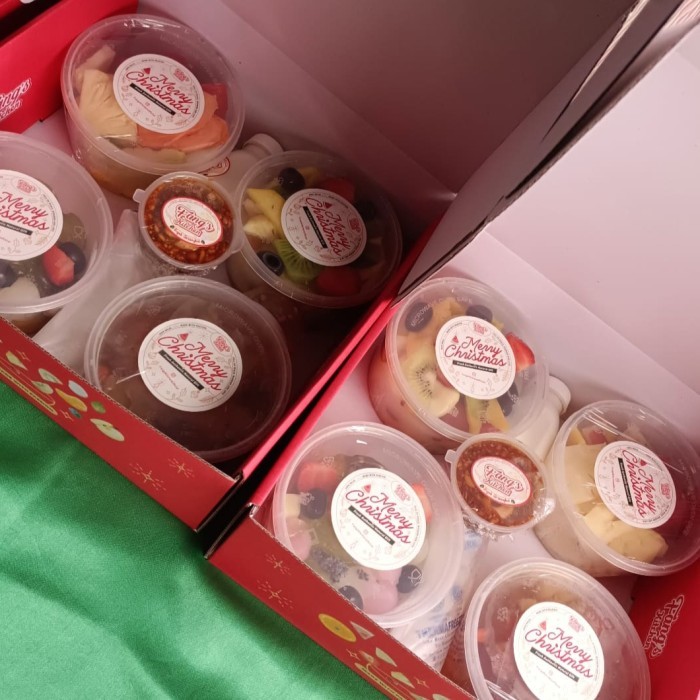 

Natal Hampers merry Christmas 4 varian - pedas Limited