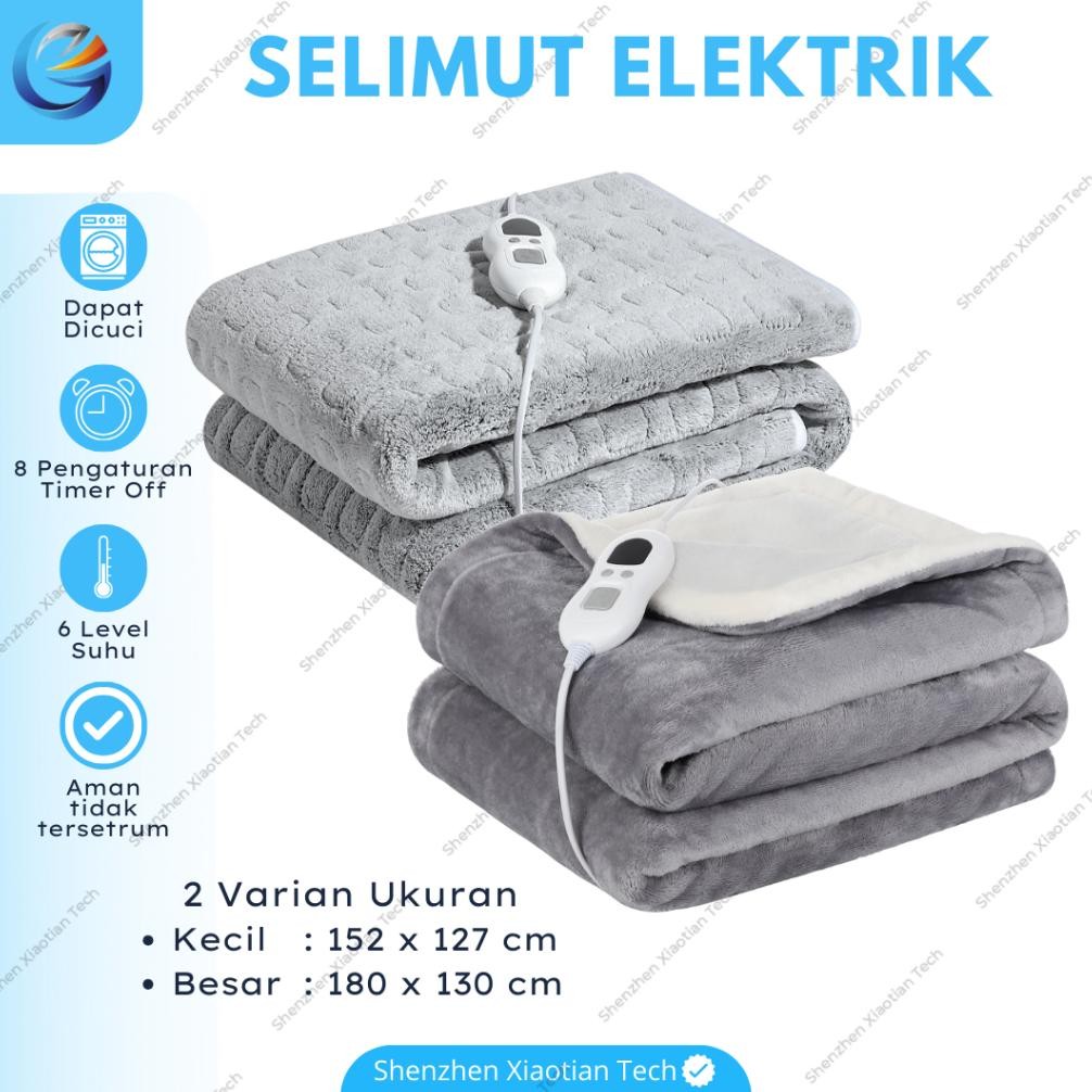 AERA Selimut Penghangat Electric 152 x 127 Cm - Selimut Elektrik Pemanas