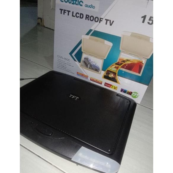 TV Plafon Mobil 15inch TFT LCD ROOF TV Coustic audio