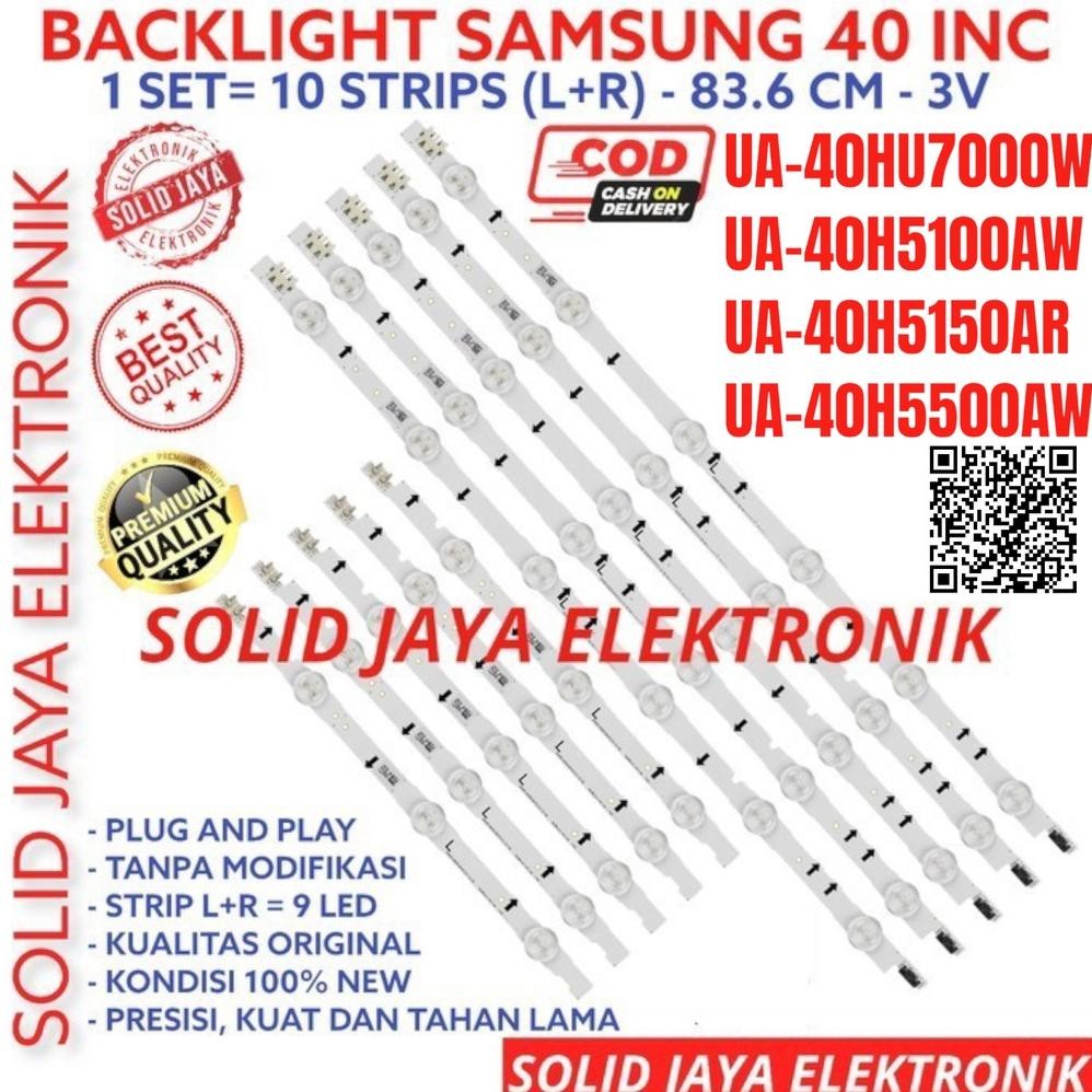 BACKLIGHT TV LED 40 INC UA 40HU7000 40H5100 40H5150 40H5500 UA40HU7000 UA40H5100 UA40H5150 UA40H5500