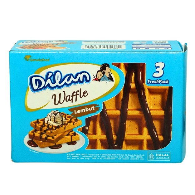 

S20527 DILAN COKELAT WAFLE 48GR BOX MAJU BERSAMA (20250415)