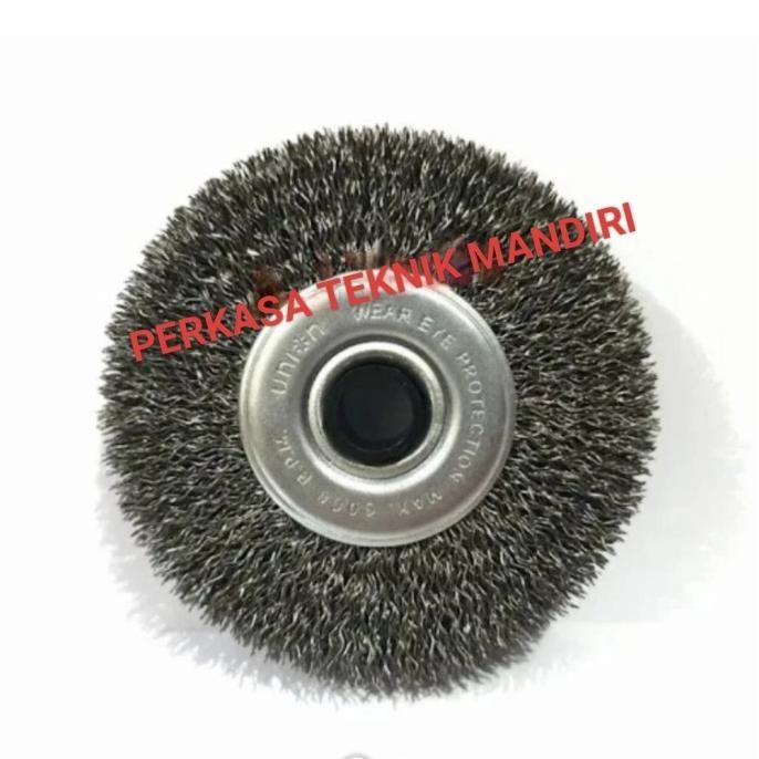 SIKAT KAWAT PIRING BAJA UNION  WW-20 2" 50MM STEEL WIRE WHEEL BRUSH 1011T
