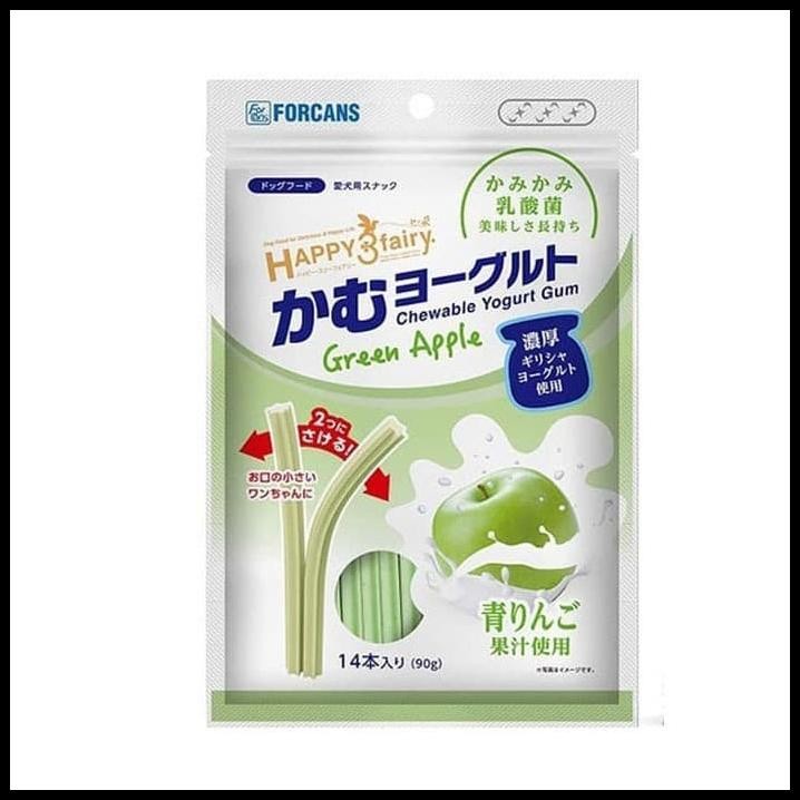 

Forcans Chewable Yogurt Gum - Green Apple 90G