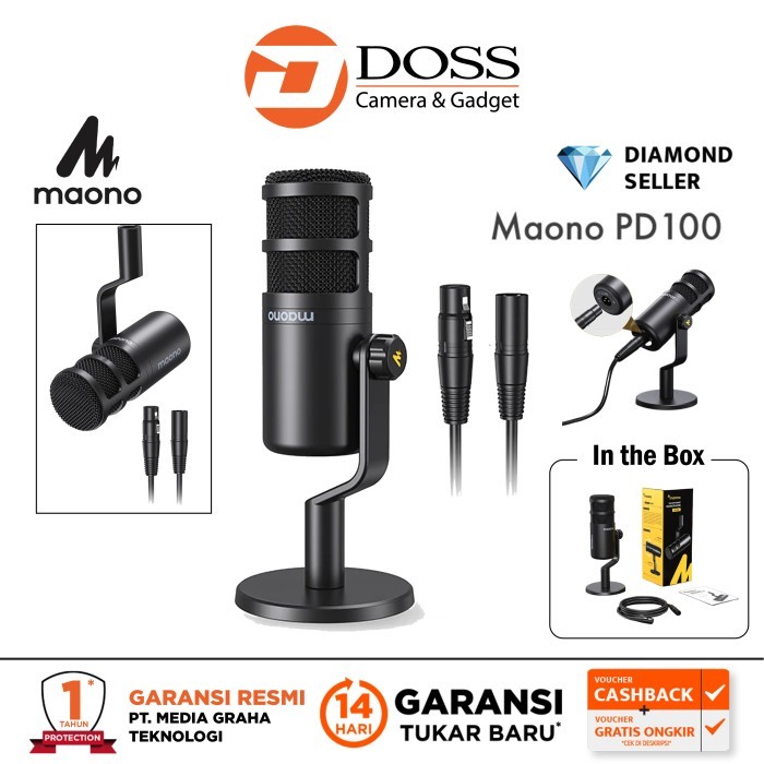 Maono PD100 Podcaster XLR Maono PD-100 Microphone