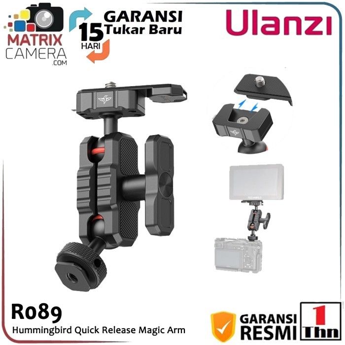 Ulanzi R089 Hummingbird Quick Release Magic Arm with Cold Shoe