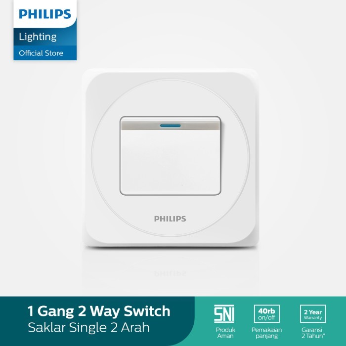 TERJAMIN Philips Simply Switch Saklar 2 Way