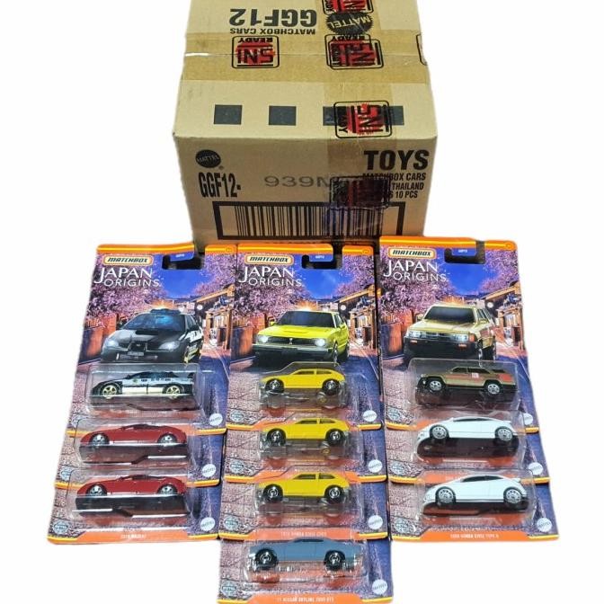 Matchbox Japan Origins Series Set 10 pec Original Mattel