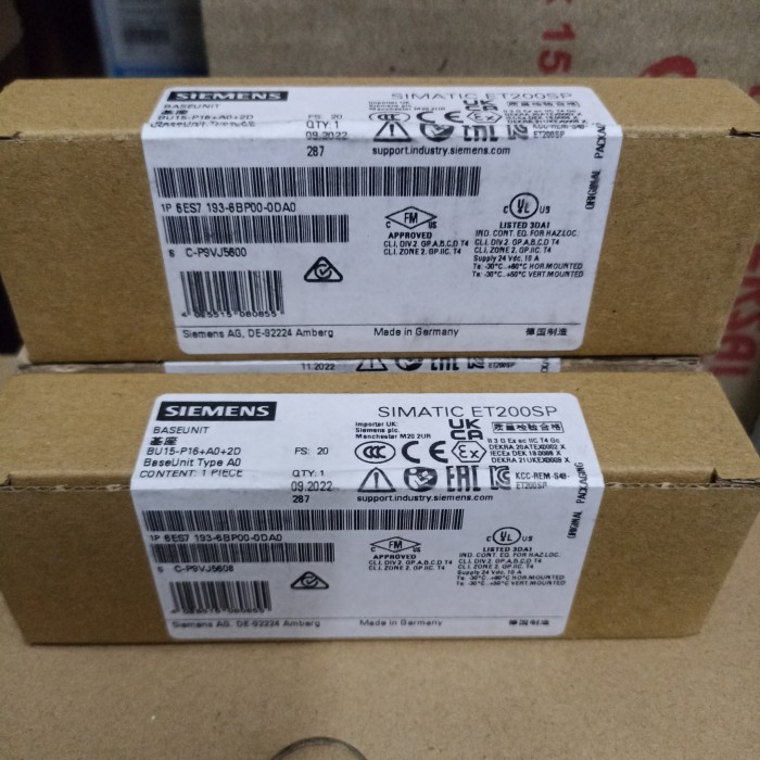 6Es7193-6Bp00-0Da0 Siemens Simatic Et 200Sp