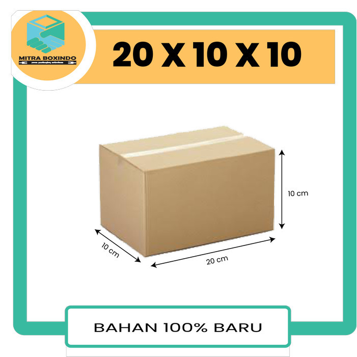 

Kardus Packing 20X10X10 cm Polos dan Tebal