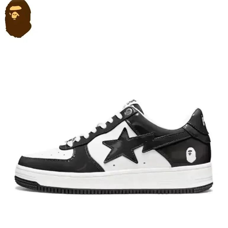 original bape men women skate shoes fashion bapesta casual shoes classic air force basketball shoes 