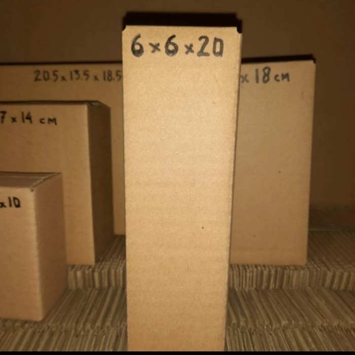 

kardus packing 6x6x20 cm