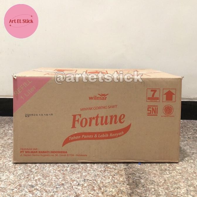

1 Dus Minyak Goreng Fortune 1 Liter Isi 12 Pouch