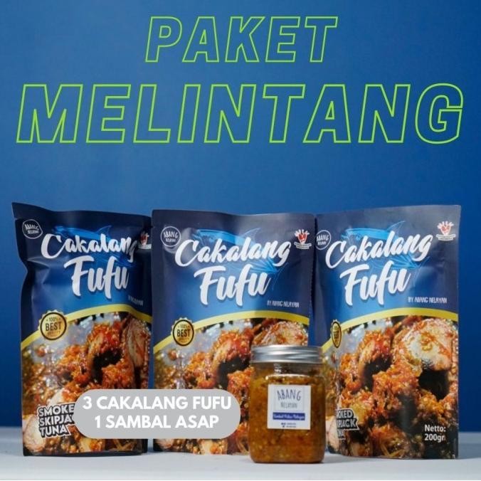

PAKET MELINTANG 3 Cakalang Asap Fufu Rica + 1 Sambal Asap