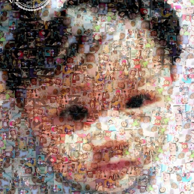 Jasa Edit Foto Mozaik Foto Collapse (Soft Copy Only)