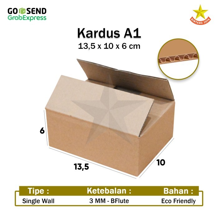 

Kardus - Box - Kotak - Packing - Karton -Dus -Hampers 13.5 x 10 x 6 cm