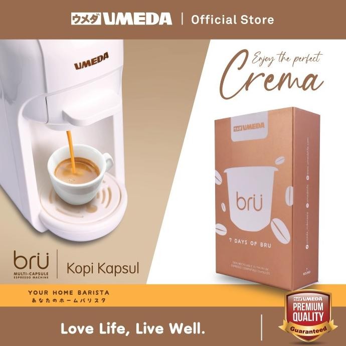 

Diskon! Umeda Bru Coffee Capsules / Kopi Kapsul / Nespresso Compatible