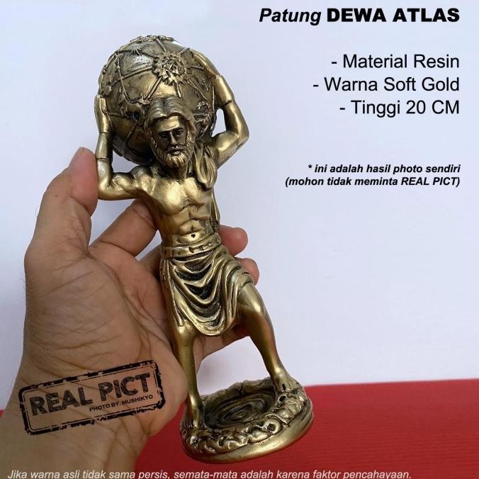 PATUNG DEWA / TITAN ATLAS - MITOLOGI YUNANI 1111T