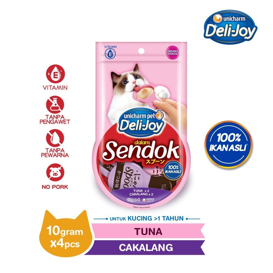 Deli-Joy Sendok Tuna & Cakalang 10g x 4pcs