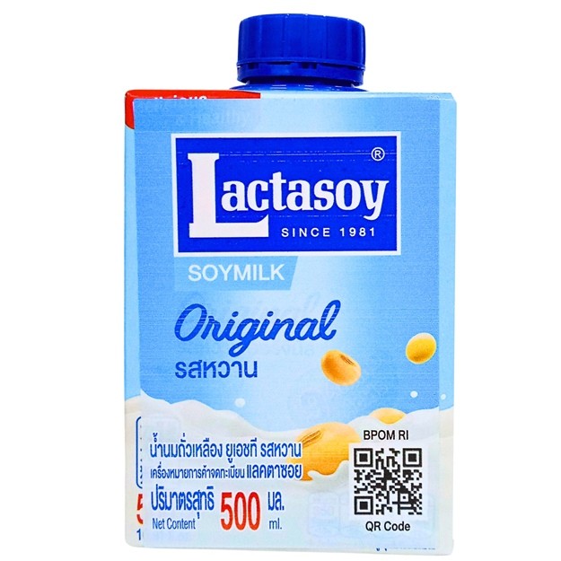 S18743 LACTASOY ORIGINAL SUSU UHT SOYA 500ML MAJU BERSAMA (20251206)