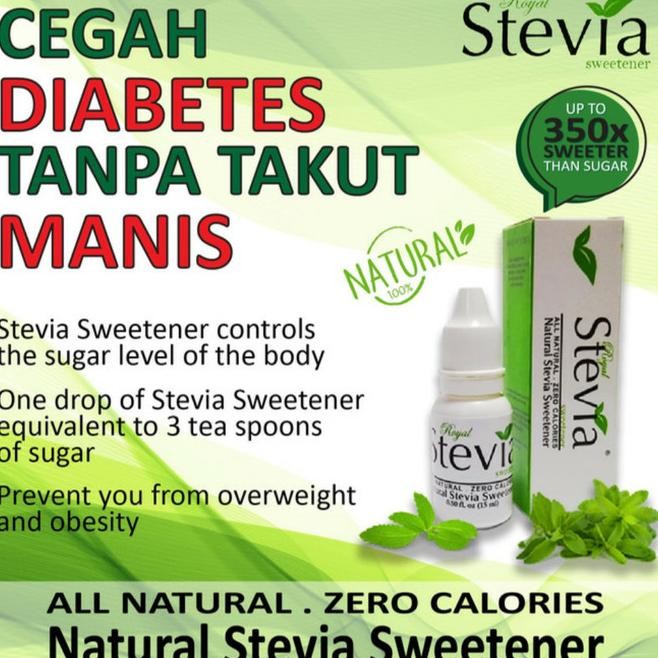 

Gula Stevia Stefia Pemanis Cair Ala Utk Diabetes & Zero Kal