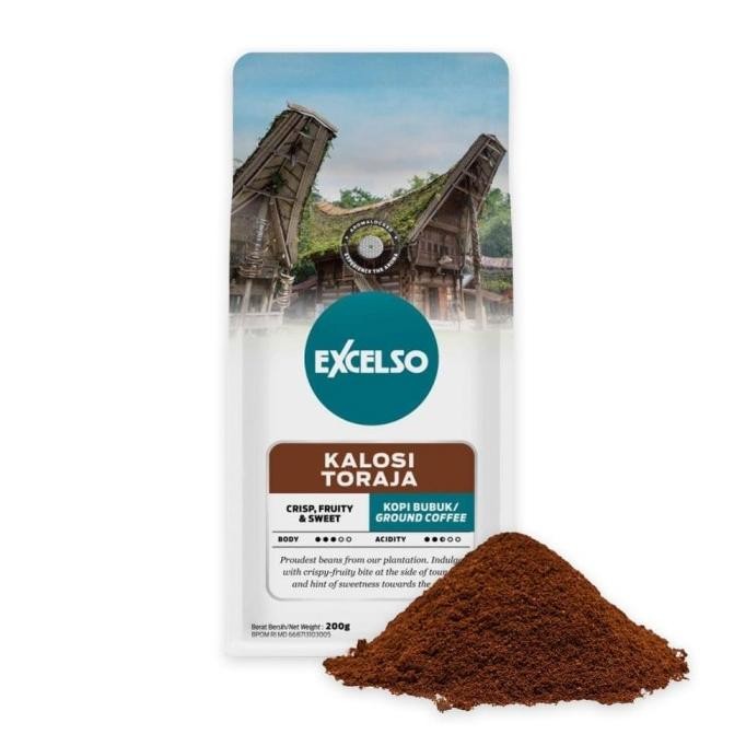 

Excelso Kopi Kalosi Toraja Bubuk 200G L21JA