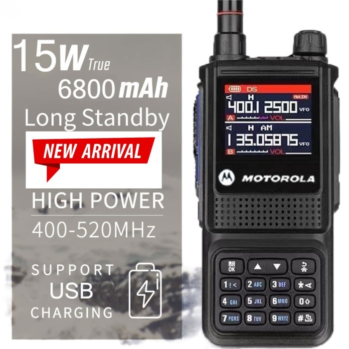 Walkie Talkie Motorola Frekuensi Penerbangan AM Radio HT Long Range