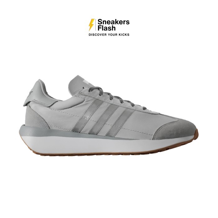 ADIDAS Country Xlg Grey Silver Metallic Sepatu Sneakers Pria - ID0365 - Size 46