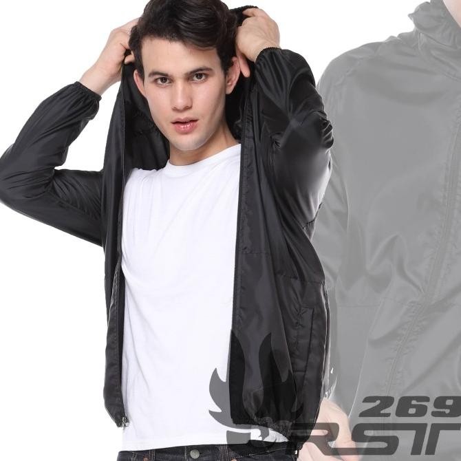 JAKET ANTI UV TAHAN AIR WINDPROOF COAT RUNNING/HIKING/SEPEDA