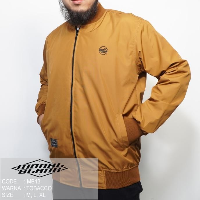 MONKL BLANK JAKET BOMBER - JAKET PARASUT COLUMBIA WP ANTI AIR MB-13