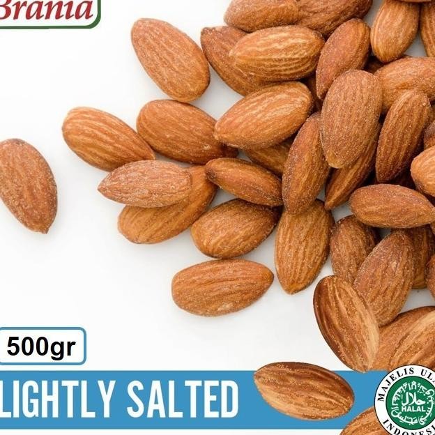 

Kacang Almond Panggang Rasa Asin Ringan 500Gr/ Roasted Almond Ed