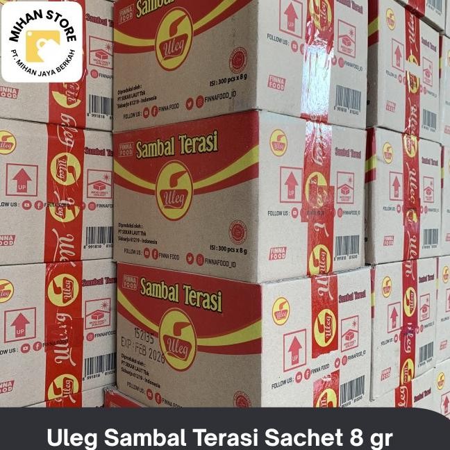 

Uleg Sambal Terasi Sachet Kecil 8 Gr (1 Dus Isi 300 Pcs)