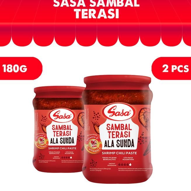 

Sasa Sambal Terasi Ala Sunda 180 Gr - 2Pcs