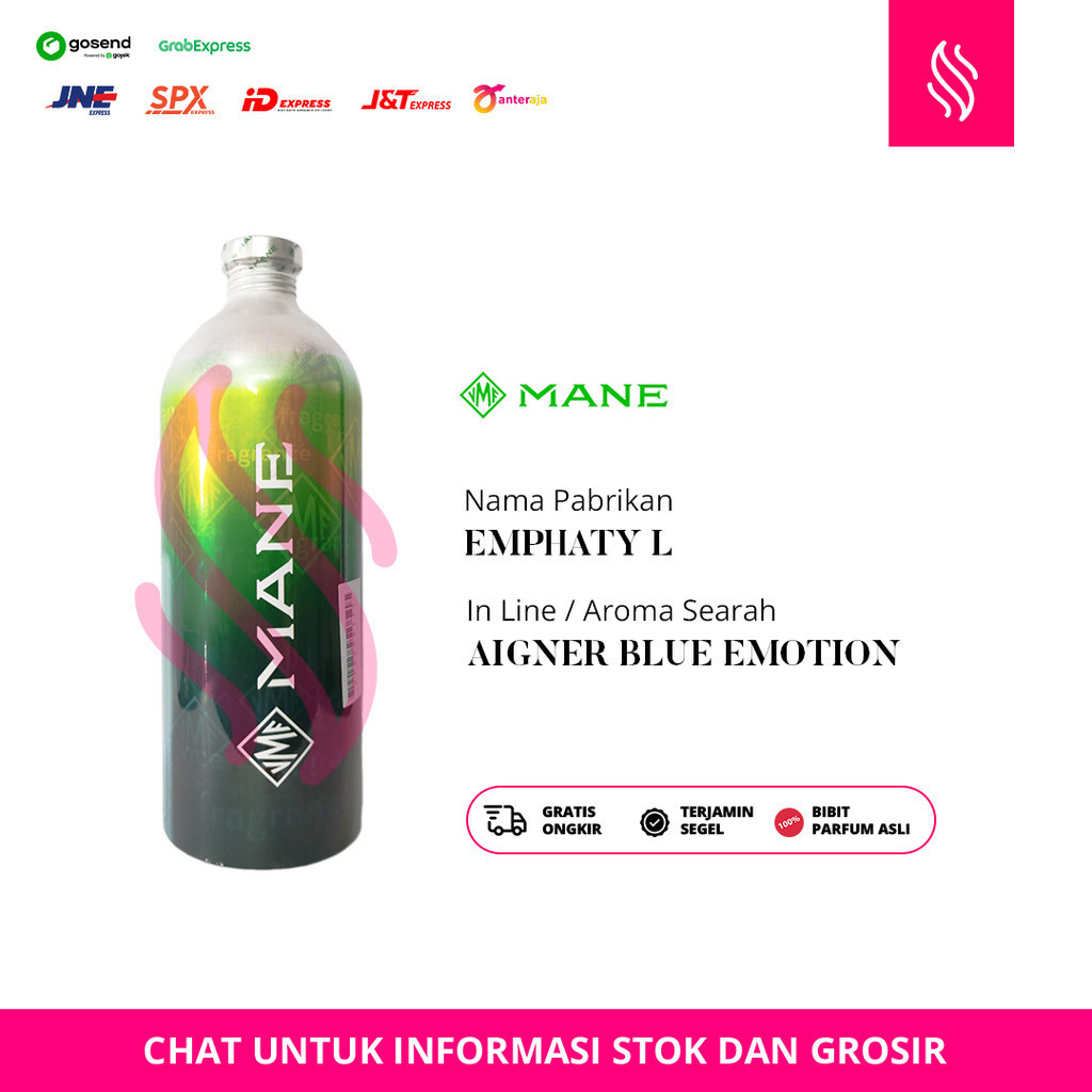 JUAL BIBIT PARFUM ASLI - MANE - EMPHATY L - SEGEL - 1 KG