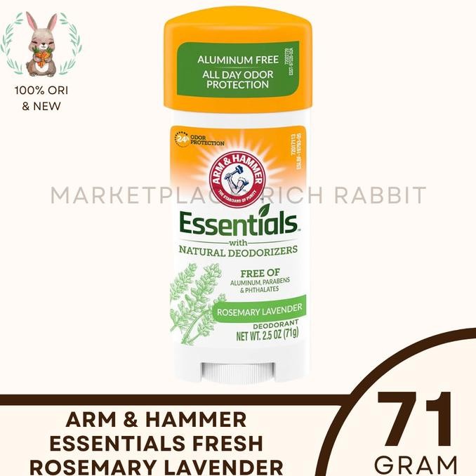 

Arm And Hammer Essentials Deodorant Rosemary Lavender Badan Ketiak Original Dan Terpercaya