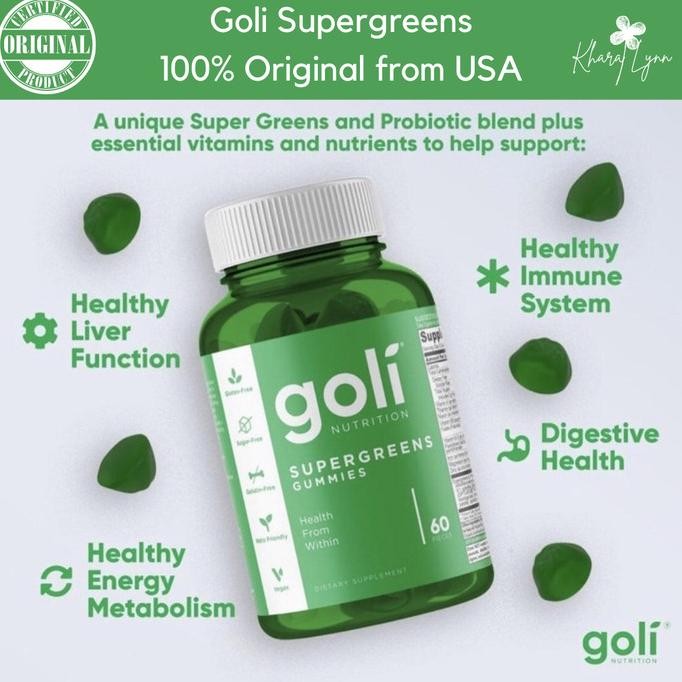 

Goli Supergreens Gummies / Goli Hijau Green