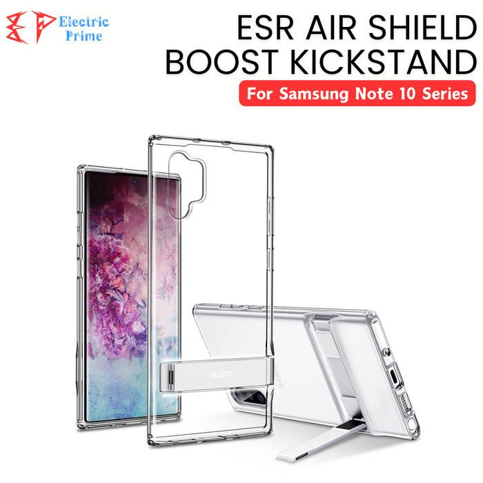 Case Samsung Galaxy Note 10 Plus + Metal Stand Casing Shockproof Cover