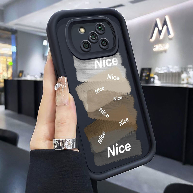 Casing Hp Untuk Xiaomi Poco X3 X3 Pro X3 NFC 13T Pro Case tepi Softcase lembut hitam adalah casing K