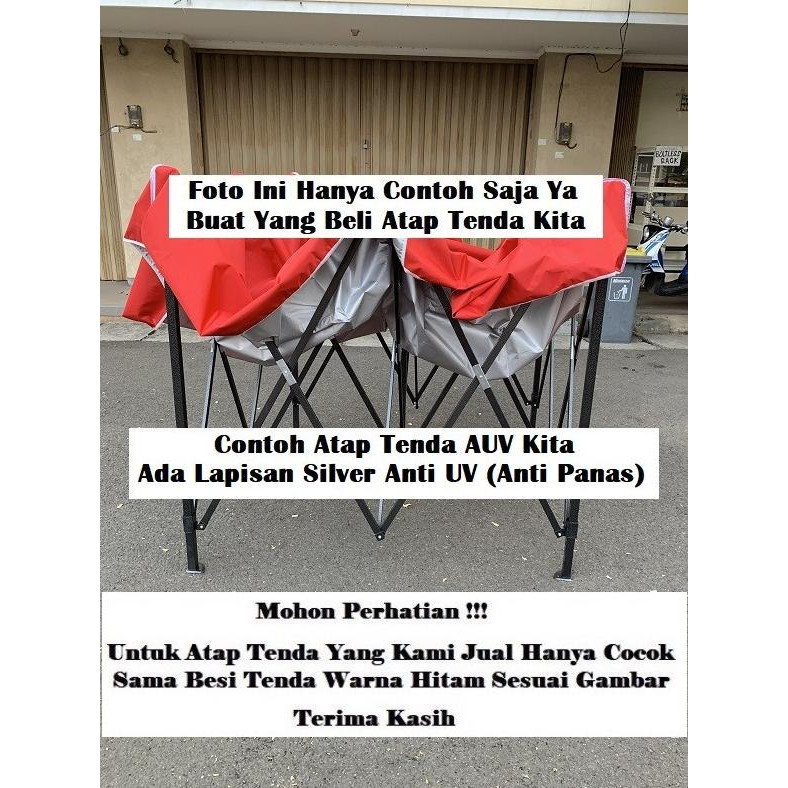 Terpal Atap Tenda Lipat 2x2 Anti Panas SMD