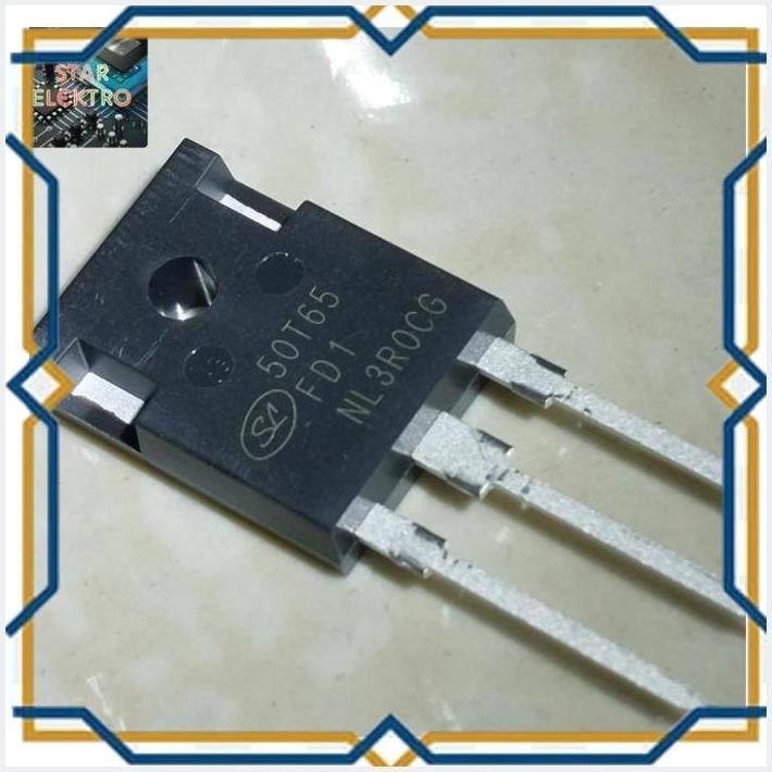 [STA55] 50T65 FD1 TO-247 BODY PVC 50T65FD1 FDI 50T65FDI SL SGT50T65FD1P7 IGBT 50A 235W 650V SILAN TR