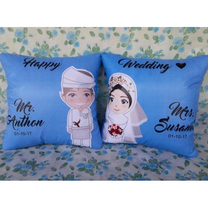 bantal kado / bantal lucu /bantal couple/bantal karikatur /bantal foto