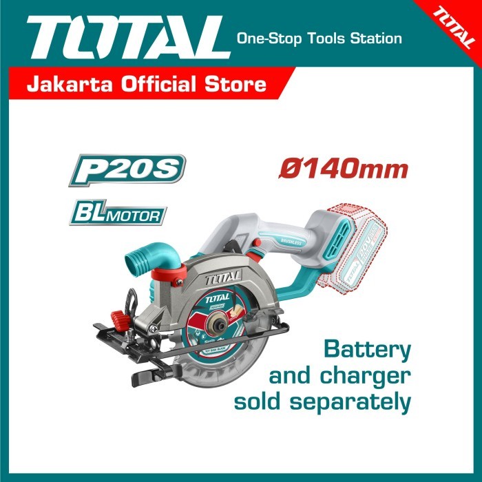 TOTAL Cordless Circular Saw TSLI1402